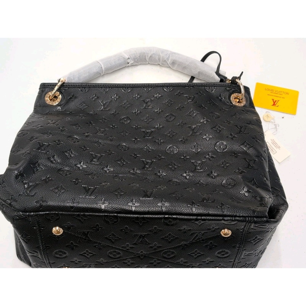 Women's Luxury Handbags New Other Faux Designer Black 16x11x8 Signature